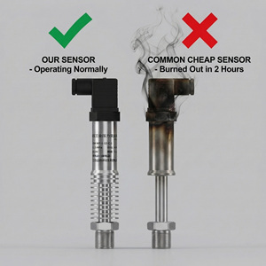 Capteur de température haute performance 200°C 300°C avec ailettes de refroidissement 4-20mA pour chaudière à eau 0,5% FS 0,25% FS - Product Image 4