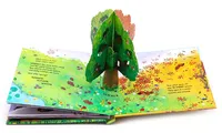 Buku Anak 3D Kustom Berkualitas Tinggi, Cetak Pop Up di Atas Kertas & Karton