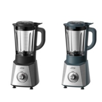 1000W, 2 vitesses, 5 vitesses, 1,7l, bocal en verre, support électrique, mélangeur/mélangeur de jus, avec tasse de hachoir et broyeur et broyeur de glace LB6108D