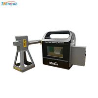Portable 30W-50W Mini graveur Laser Mobile portable 2D Raycus Machine de marquage Laser à Fiber pour l'écriture de peinture en métal AI BMP/DST