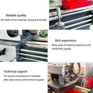 Torno Horizontal Manual Industrial Nuevo, de Servicio Medio, con Husillo ISO40 y 4 Portaherramientas - Product Image 5
