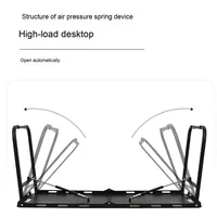 Table de camping pliante à ouverture automatique hydraulique |   Meubles d'extérieur tactiques légers et portables pour pique-nique, barbecue, voyage, en fer