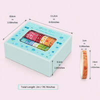 Lot de 20 rouleaux de ruban adhésif washi 2M couleur macaron, pastel uni, décoratif, simple face, essentiel pour la rentrée scolaire et les loisirs créatifs DIY