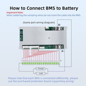 PCB 보드용 XJ 스마트 <span class=keywords><strong>BMS</strong></span> 4S <span class=keywords><strong>6S</strong></span> 24S 50A 100A 120A 19V <span class=keywords><strong>22V</strong></span> 52V 60V NTC 온도 센서 <span class=keywords><strong>Lifepo4</strong></span> LFP NCM 리튬 - Product Image 5