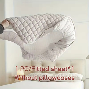Soft Waterproof Fitted Mattress Protector, Breathable and Noiseless <b>Bed</b> Cover for <b>Comfortable</b> Sleep - Product Image 6