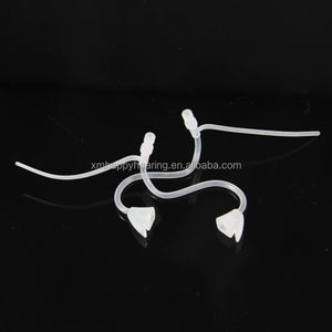 Puntas de Auricular de Ajuste Abierto para Tubo BTE Tradicional, Tubo Transparente Curvo con Bloqueo de Plástico, Auricular Binaural de Ajuste Abierto - Product Image 1