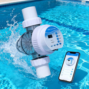 Clorador de Sal para Piscina con Control Inteligente WiFi Tuya APP, 1000-3500 ppm, Máquina de <span class=keywords><strong>Cloro</strong></span> Salino, Clorador de Agua Salada - Product Image 5
