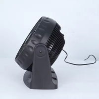 Ventilateur de bureau portable 10 pouces, mini ventilateur de table compact à 3 vitesses avec interrupteur rotatif, ventilateur de bureau fin et compact