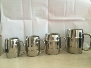 Cốc Bia Bằng Thép Không Gỉ Hai Lớp 1000Ml 32Oz Có Tay Cầm Cốc Cà Phê Cốc Bia Có Nắp - Product Image 4