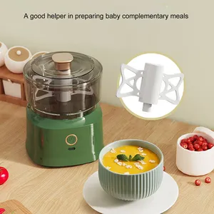 Mini hachoir multifonctionnel sans fil en plastique PP antiadhésif pour viande et ail, idéal pour bébé - Product Image 1