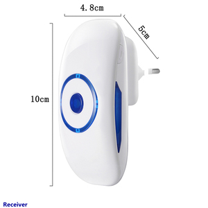 Sonnette sans fil magnétique à batterie, portée longue distance de 1000 pieds, prise 110V-220V, personnalisable, vente en gros usine - Product Image 2