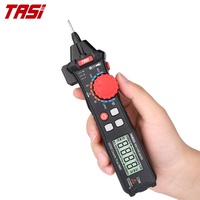 Multimètre numérique portable TASI TA802A, style stylo, affichage 4 chiffres, écran rotatif à 180°, testeur de tension, détection NCV
