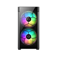 Boîtier d'ordinateur de jeu JNP Gaming personnalisé E-ATX, boîtier d'ordinateur de jeu en verre trempé avec glissière