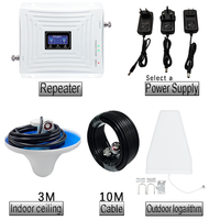 Repetidor de señal móvil 850 1800MHz Amplificador de señal móvil de red/celular/amplificador Venta caliente 2G 4G CE Amplificador de señal blanco