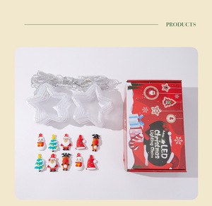 Nhiều Màu Giáng Sinh Chuỗi Đèn Trang Trí 3D Xmas Tree Vườn Trang Trí Ip65 Vòng Đèn Cho Treo Cho Ngoài Trời Giáng Sinh - Product Image 3