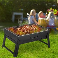 Gril à charbon de bois portable écologique Table de patio de jardin en fer sans fumée Design moderne coréen Prix compétitif Échantillons gratuits-OEM