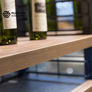 رفوف عرض زجاجات خشبية ومعدنية رائجة البيع في السوبر ماركت - Product Image 4