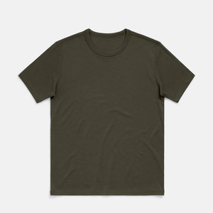 Interlock girocollo t-shirt da <span class=keywords><strong>uomo</strong></span> in <span class=keywords><strong>lana</strong></span> Merino da <span class=keywords><strong>uomo</strong></span> t-shirt a manica corta estiva da <span class=keywords><strong>uomo</strong></span> t-shirt - Product Image 1