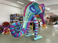 La publicité conçoivent le costume gonflable de dessin animé de caméléon pour la décoration animale de partie de thème