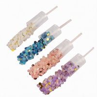 Tube lance-confettis à pousser 17 cm, portable, pour mariage, anniversaire, fournitures de fête, décoration, vente en gros