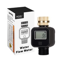 Vanne de contrôle d'eau en laiton pour maison intelligente avec minuterie, étanche IP55, écran LCD, contrôle par application, programmation, connecteur de tuyau d'eau PC
