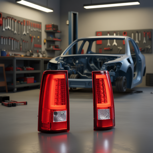 Conjunto de Luz Trasera LED con Lente Roja 12V, Lado del Conductor y del Pasajero D0100X32FYJ Nuevo - Product Image 2