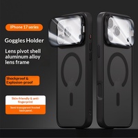 Funda Protectora para Teléfono 17 Pro Max/16 con Soporte para Lente de TPU, Protección Total, Estilo Ins, Acabado Mate, Diseño Simple, Venta al Por Mayor