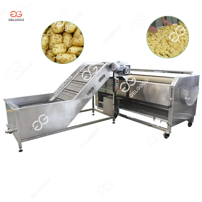 Industrielle Apple Konjac Yam Klette Kartoffel Maniok Waschen Schälmaschine
