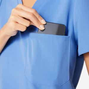 ชุดเครื่องแบบแพทย์สำหรับทุกเพศเสื้อแจ็กเก็ตต้านริ้วรอยสำหรับโรงพยาบาลปรับแต่งได้ - Product Image 4