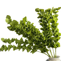 Plantes artificielles modernes de type Clochettes d'Irlande, feuillage de qualité supérieure, longues tiges, pour arrangements floraux de mariage et décoration intérieure