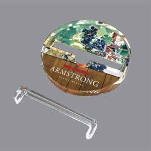 2025 Anhui Hersteller runder Acryl Brief besch werer mit Telefonst änder - Product Image 1