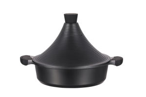 الأكثر مبيعًا كسرولة سطحية مرمية أوعية شعبية غير لاصقة طلاء رخامي أواني طهي من الألومنيوم المصبوب كسرولة - Product Image 2