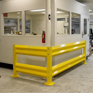 כביש חיצוני בטוח 2-ridb מגן מסילות פלדה 18 אינץ ', 42 אינץ', 42 אינץ 'עמדות כבדות משמר כבדים - Product Image 4