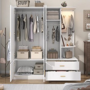 Armario <span class=keywords><strong>de</strong></span> almacenamiento grande hecho a medida, armario <span class=keywords><strong>de</strong></span> pared, último diseño <span class=keywords><strong>de</strong></span> armario <span class=keywords><strong>de</strong></span> <span class=keywords><strong>entrada</strong></span> <span class=keywords><strong>de</strong></span> madera con percha y tocador - Product Image 3