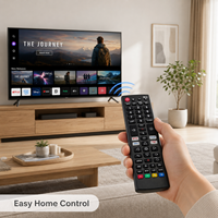 Télécommande intelligente multifonction SKY pour téléviseur, portée de 8 à 12 m, technologie de roulement en silicone, certifiée ROHS, compatible SKY multifonction