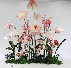 Fiori di Carta Giganti all'Ingrosso, Decorazioni per Matrimoni, Fiori di Carta Crespa, Rose e Papaveri Giganti per Decorazioni - Product Image 6