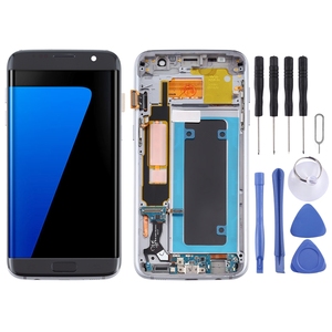 หน้าจอ OLED LCD สำหรับซัมซุง กาแลคซี่ เอส 7 เอดจ์/<span class=keywords><strong>SM</strong></span>-<span class=keywords><strong>G935F</strong></span> ชุดประกอบดิจิไทเซอร์พร้อมกรอบ - Product Image 1