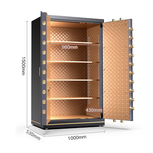 Xbt Lớn 1.8M Văn Phòng Nhà Vân Tay Vault 1.5M Nặng Chống Trộm Lưu Trữ Hộp Đồ Trang Sức Cho Ngân Hàng Sử Dụng - Product Image 3