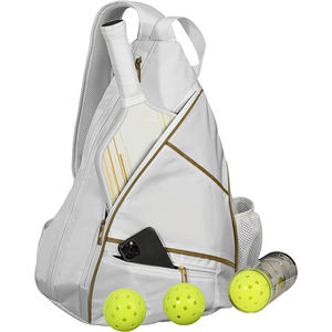 Custom High-Capacity Nylon Sports <b>Sling</b> <b>Backpack</b> Waterproof and Weatherproof Racket Bags for Pickleball Gear - Product Image 4