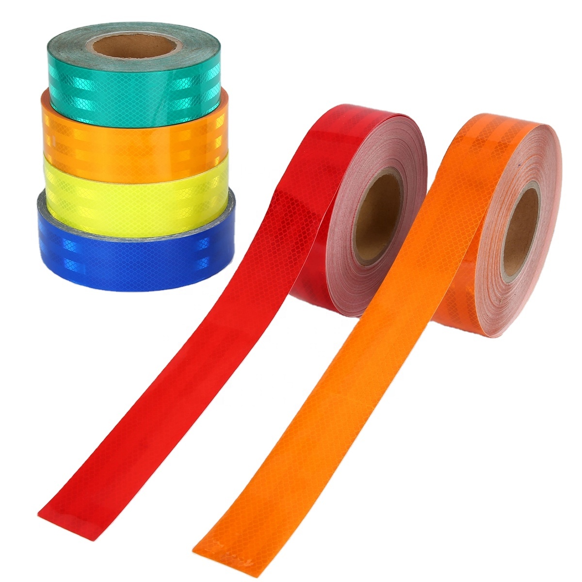 Высококачественная светоотражающая лента, белая и красная Ретро-наклейка, отражающая маркировочная лента dot c2 для прицепа