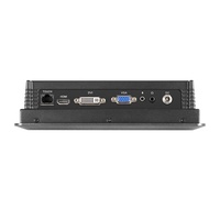 Monitor LCD Industri 7 Inci 1024*600 VGA Layar Lebar Sentuh Kapasitif Resistif, Pemasangan di Dinding VESA, untuk Desktop