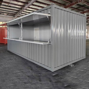 20ft 40ft contenitore pieghevole coffee shop ristorante container bar cafe con cucina per la vendita di cibo modulare casa prefabbricata - Product Image 2