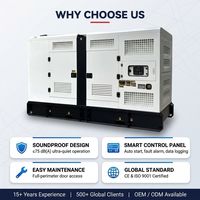 Générateur diesel silencieux à alimentation continue 750 kVA 600 kW par Weichai, triphasé 50 Hz pour supermarché, bureau, usine, port, école, ISO CE
