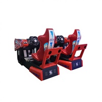 Simulateur de course automobile, borne d'arcade à pièces, console de jeu vidéo, moto, centre de course, console de course, arcade vidéo de vitesse