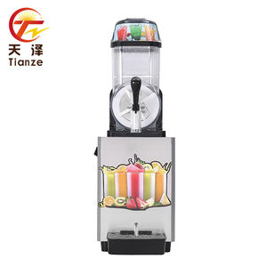 Máquina de aguanieve de 2 tanques de acero inoxidable MUXUE, dispensador de bebidas congeladas para aperitivos y cafeterías, máquina de aguanieve de hielo - Product Image 6