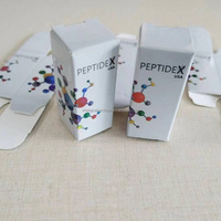 Boîte de rangement personnalisée pour peptides simples ou doubles et étiquettes, boîtes pour flacons de peptides de 3 ml avec plateau en plastique