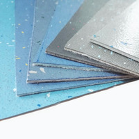 Rouleau de revêtement de sol en vinyle PVC personnalisé, noir et blanc, imperméable, pour tapis d'intérieur automobile