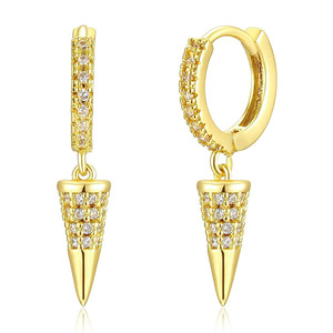 Orecchini Geometrici da Donna, Gioielli Minimalisti in Metallo, Accessorio Chic e Audace per Feste, Design Moderno - Product Image 1