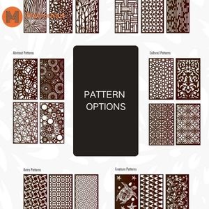 Sự riêng tư <span class=keywords><strong>laser</strong></span> cắt hàng rào tấm kim loại màn hình ngoài trời trang trí phân vùng - Product Image 4