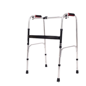 Qianzhongyi Stainless Steel Walking Aid Height Adjustable Four Legged <b>Walker</b> For <b>Elderly</b> Support Mobility Assistance - Product Image 2